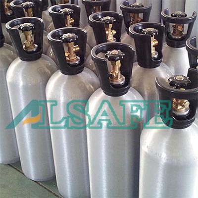 Aluminum CO2 gas cylinder of EN standard