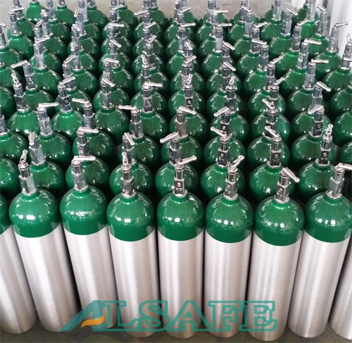 Aluminum DOT Standard medical Oxygen cylinder