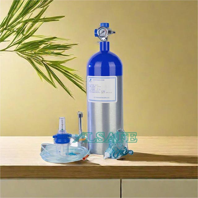 Aluminum DOT Standard medical Oxygen cylinder