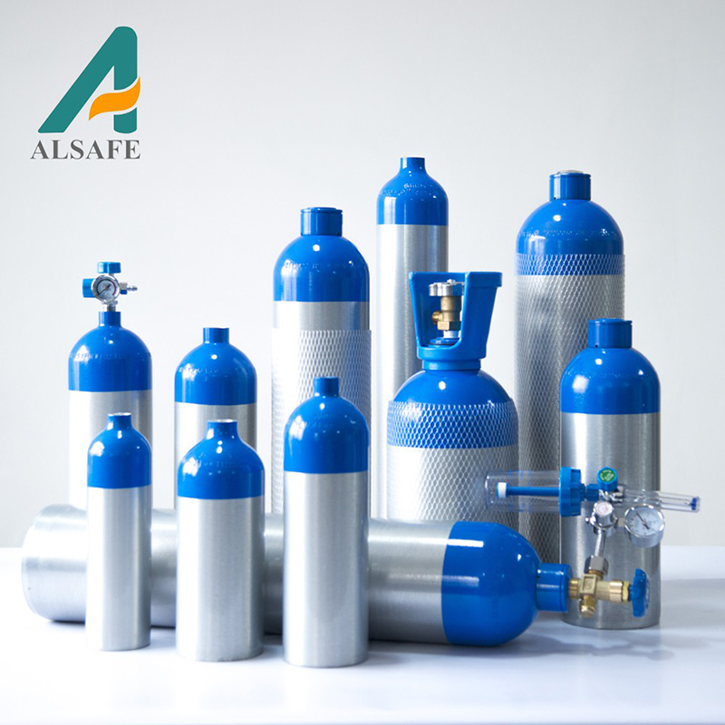 Aluminum DOT Standard medical Oxygen cylinder