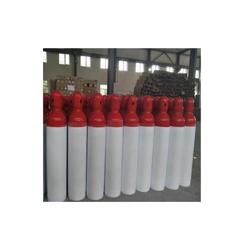 Aluminum gas cylinder pressured